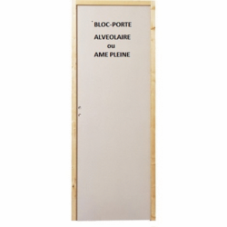 BLOC PORTE C.FEU 1/2H 0,63 EI30 HUISSERIE HLCA 57X68 POUSSANT